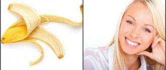 Banana peel for teeth whitening