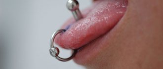 Tongue piercing allows you to stand out