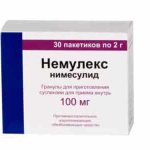 Indications for use of Nemulex: arthritis, muscle pain, joint pain