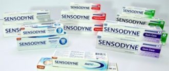 Beneficial properties of Sensodyne toothpaste